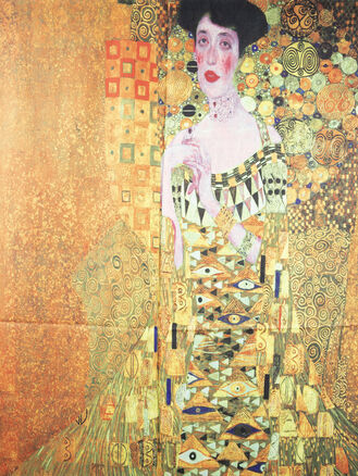 Delfin dámská šála obraz Gustav Klimt