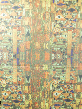 Delfin dámská šála obraz Gustav Klimt