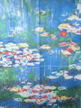 Delfin dámská šála dáma se slunečníkem Claude Monet