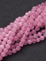 Korálková šňůra z kuliček růženínu, průměr 4 mm