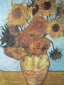Delfin dámská šála váza se slunečnicemi - Vincent van Gogh