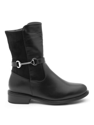  CtgoGOGO elegantní kotníčkové boty s kožíškem uvnitř