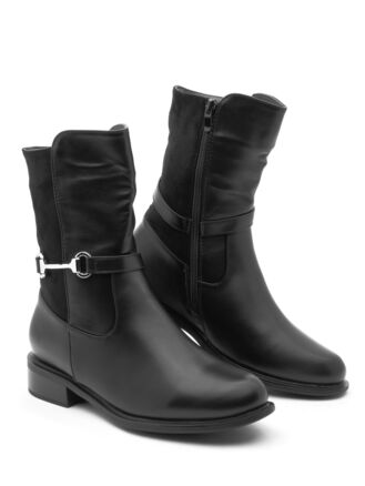  CtgoGOGO elegantní kotníčkové boty s kožíškem uvnitř