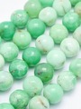 Korálková šňůra z kuliček chryzoprasu, průměr 8 mm
