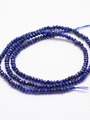 Neukončená šňůra z fazetovaných rondelek z minerálu lapis lazuli, rozměr 3 x 2 mm