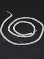 Neukončená šňůra z měsíčního kámen rondelek fasetovaných 3.5 x 1.5 mm