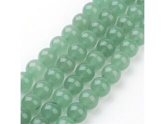 Avanturín zelený, 5 korálků v sáčku, průměr 10 mm 