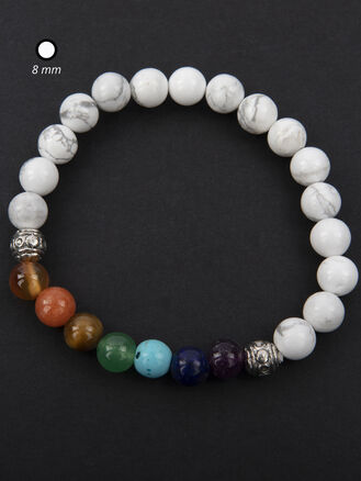 Čakrový náramek s magnezitem