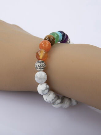 Čakrový náramek s magnezitem