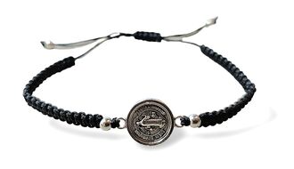 Ochranný náramek s amuletem černý
