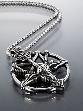 Přívěsek z chirurgické oceli pentagram