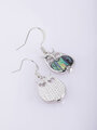 Fashion Jewelry náušnice sovičky, zdobeno paua perletí