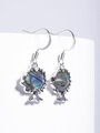 Fashion Jewelry náušnice strom, zdobeno paua perletí