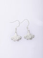 Fashion Jewelry náušnice ginkgo biloba, zdobeno paua perletí