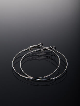 Náušnice z chirurgické oceli kruhy 20mm