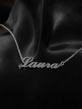 Fashion Icon Ocelový přívěsek jméno Laura