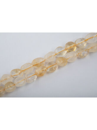 Korálková šňůrka z kuliček citrínu