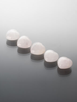 Růženín srdce střední hmatka velikost cca 3x3 cm