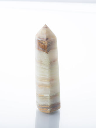 Špice onyx Pákistán velikost cca 10,1x2,8 cm hmotnost cca 111 g