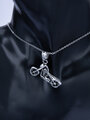 Stylový přívěsek z leštěné chirurgické oceli motocykl