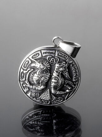 Stylový přívěsek na řetízek z chirurgické oceli Anubis