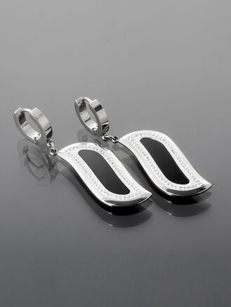 Elegantní náušnice z chirurgické oceli pro moderní ženy