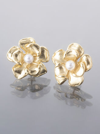 Trendy náušnice z leštěné chirurgické oceli, zlatá nebo stříbrná barva