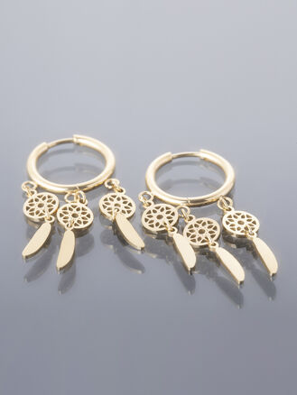 Stylové kruhové náušnice z leštěné chirurgické oceli, zlatá nebo stříbrná barva