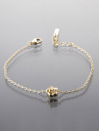 Elegantní květinový náramek z chirurgické oceli pro ženy a dívky