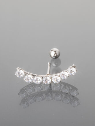 Piercing do helixu z leštěné chirurgické oceli