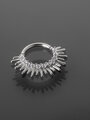 Helix piercing do ucha chirurgická ocel, s krystalky